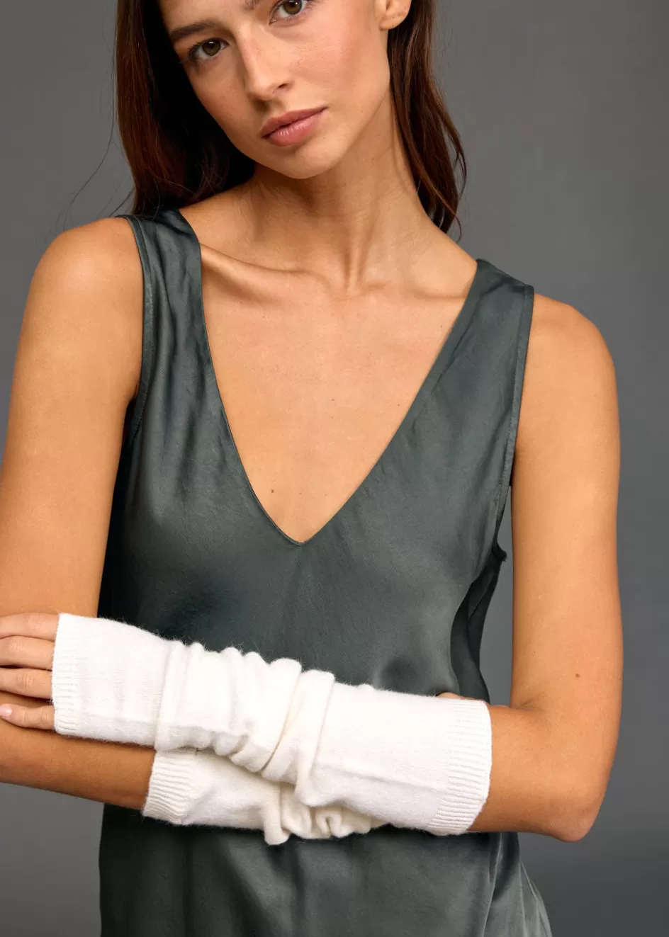 Lauren Vidal Tops-DÉBARDEUR EN VISCOSE IROS Green