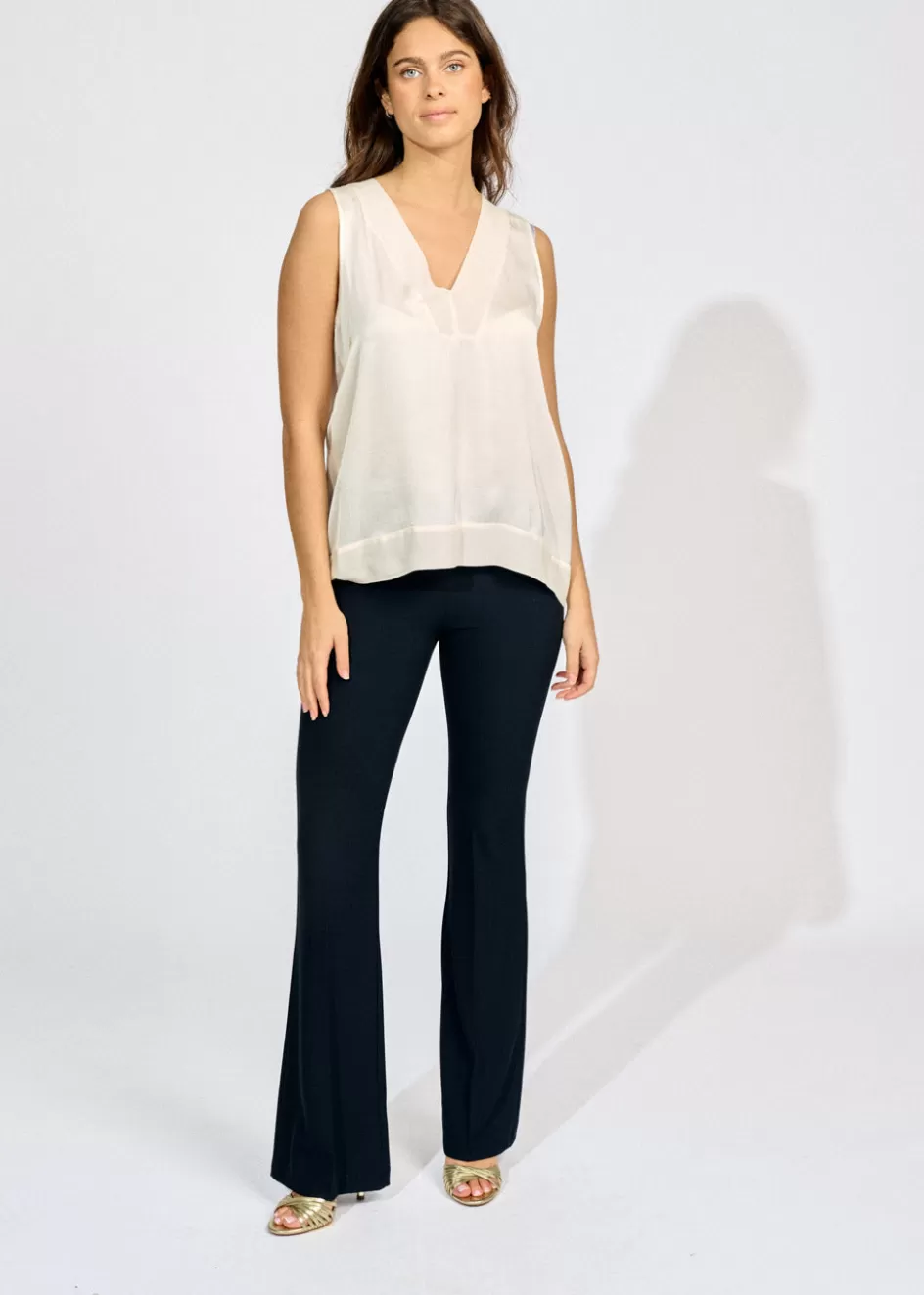 Lauren Vidal Pantalons-PANTALON FLUIDE FIONA Nuit