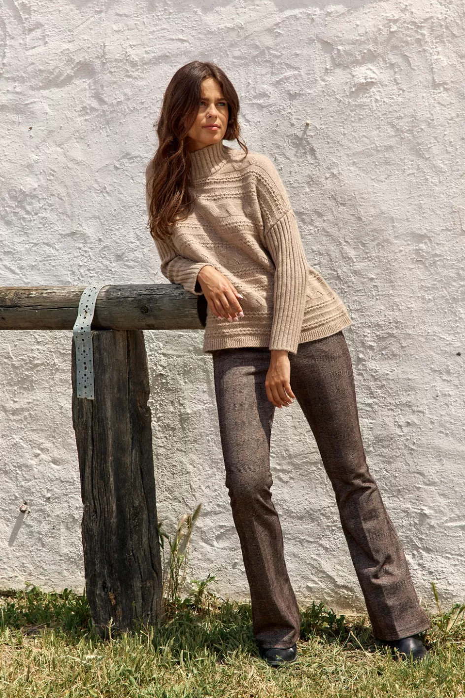 Lauren Vidal Pulls & Gilets-Pull cachemire laine Nox Sable