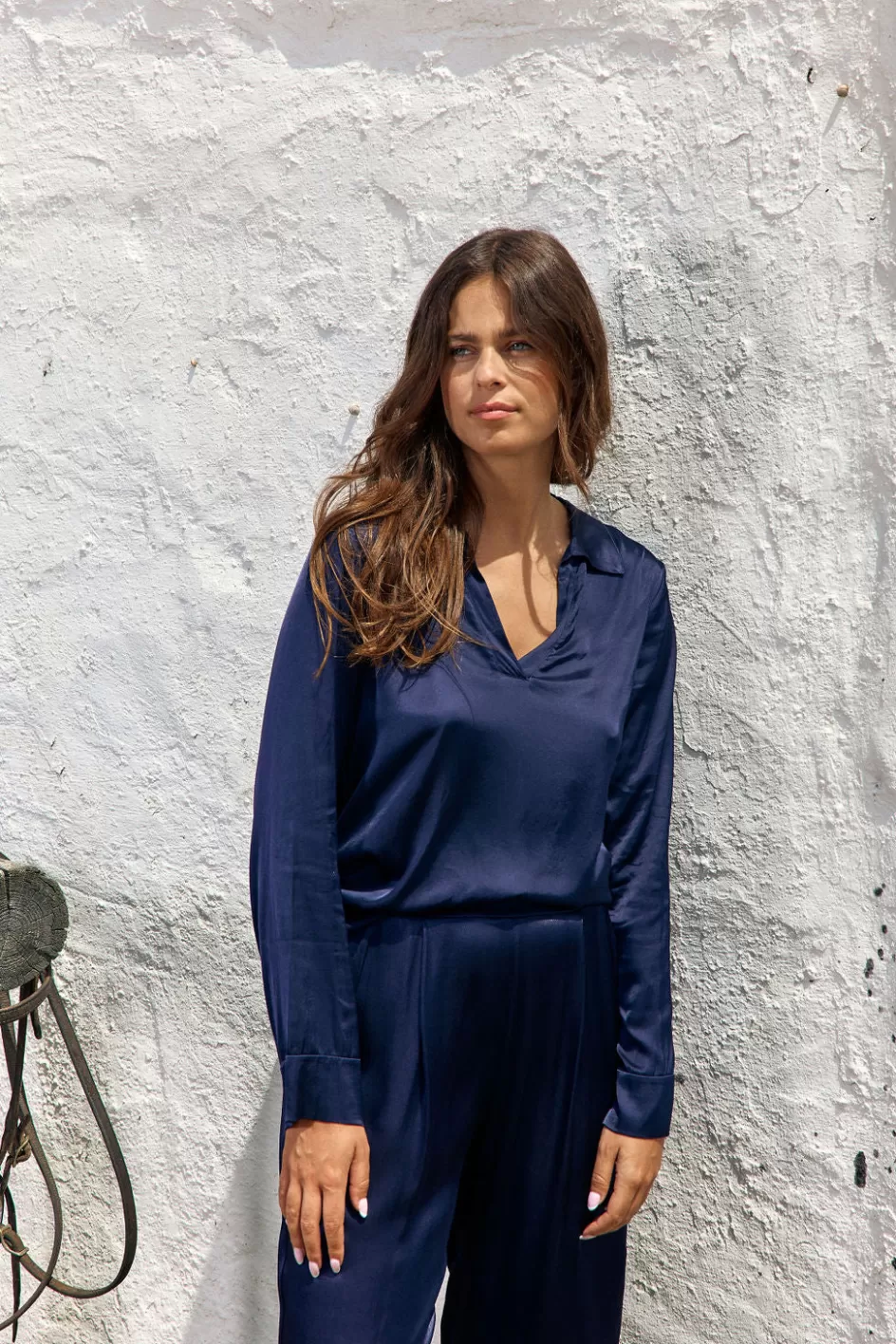 Lauren Vidal Chemises & Blouses-TOP FITTÉ SLOANE Eclipse